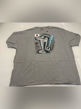 Japan World Baseball Classic 2023 Champions TShirt Gray 3XL